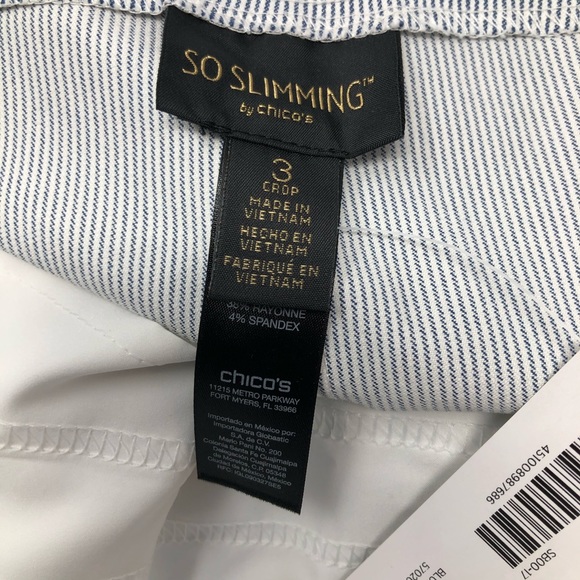 Chico’s | Women’s So Slimming Brigitte Mini Stripe - Picture 3 of 10